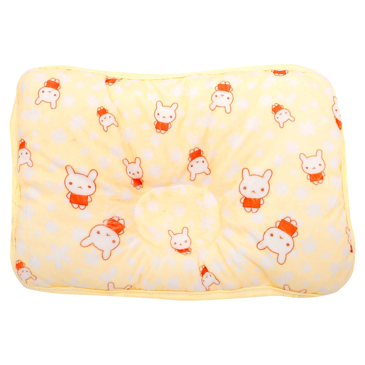 Bunny Yellow Baby Pillow - Baby Moo