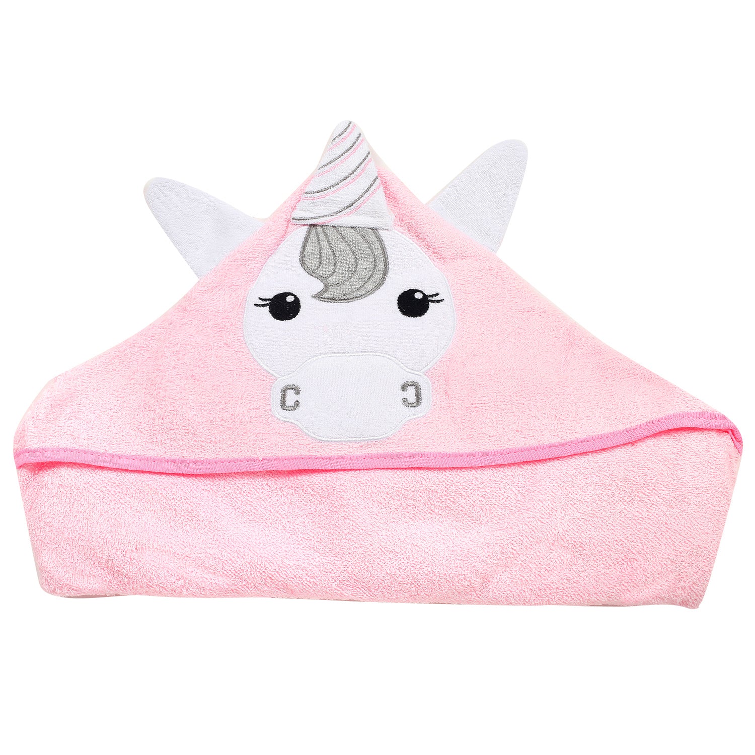 Flying Unicorn Pink Unicorn Hooded Towel - Baby Moo