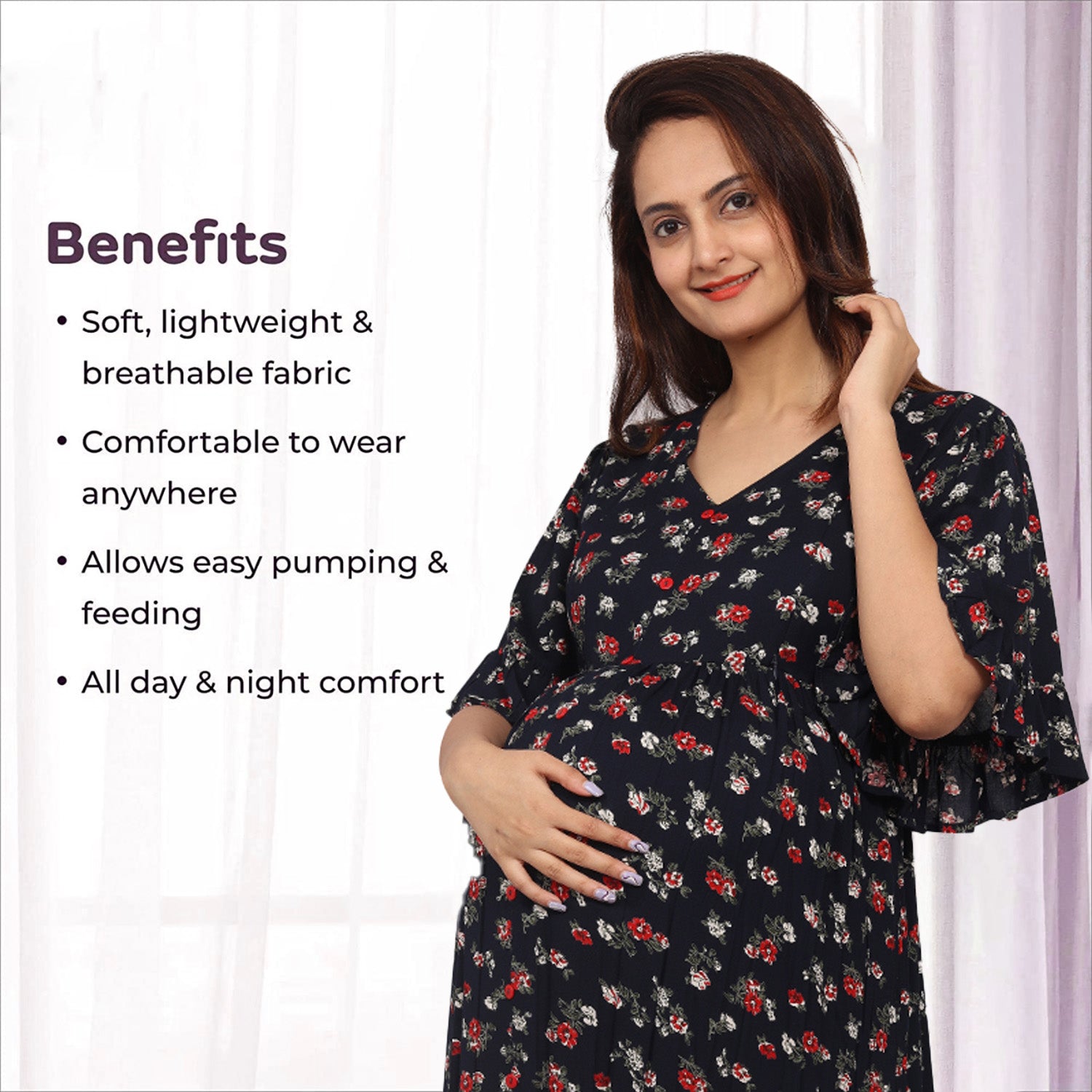 Buy Maternity Dress & Feeding Dresses For Mothers - Apella