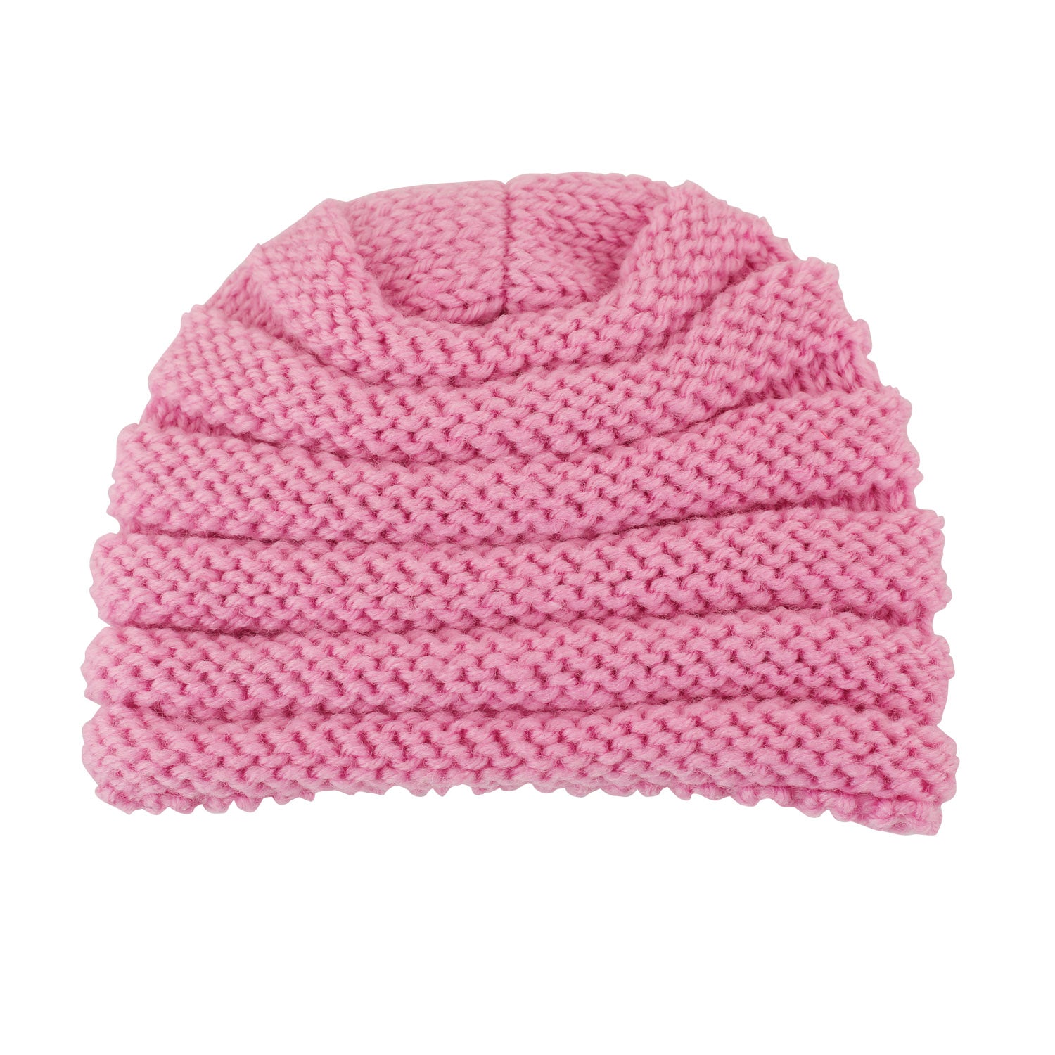 Floral Pink Turban Cap - Baby Moo