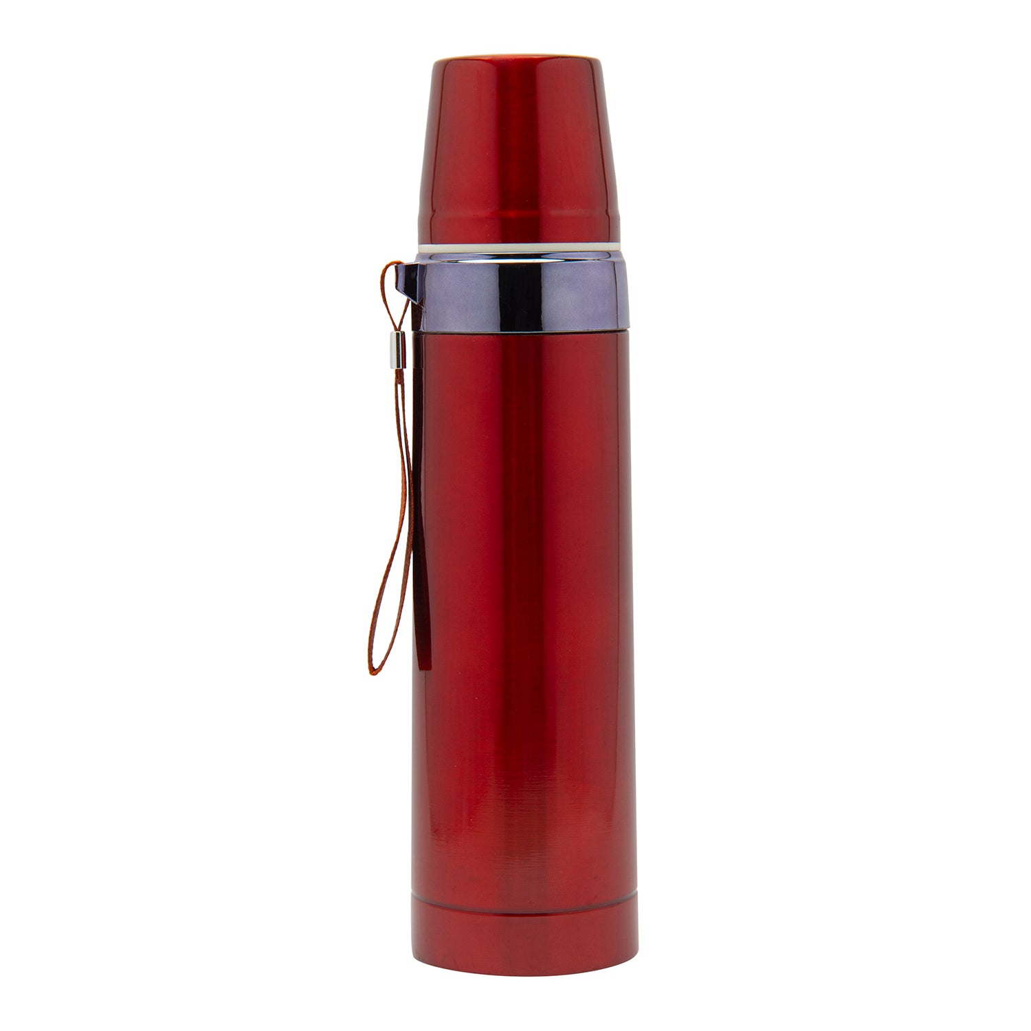 World Traveller Metallic Red 750 ml Stainless Steel Flask