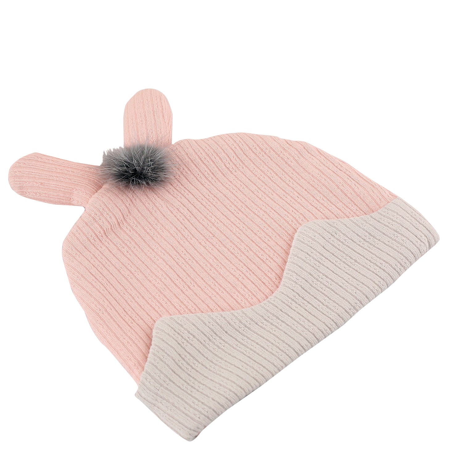 Bunny Peach Cap - Baby Moo