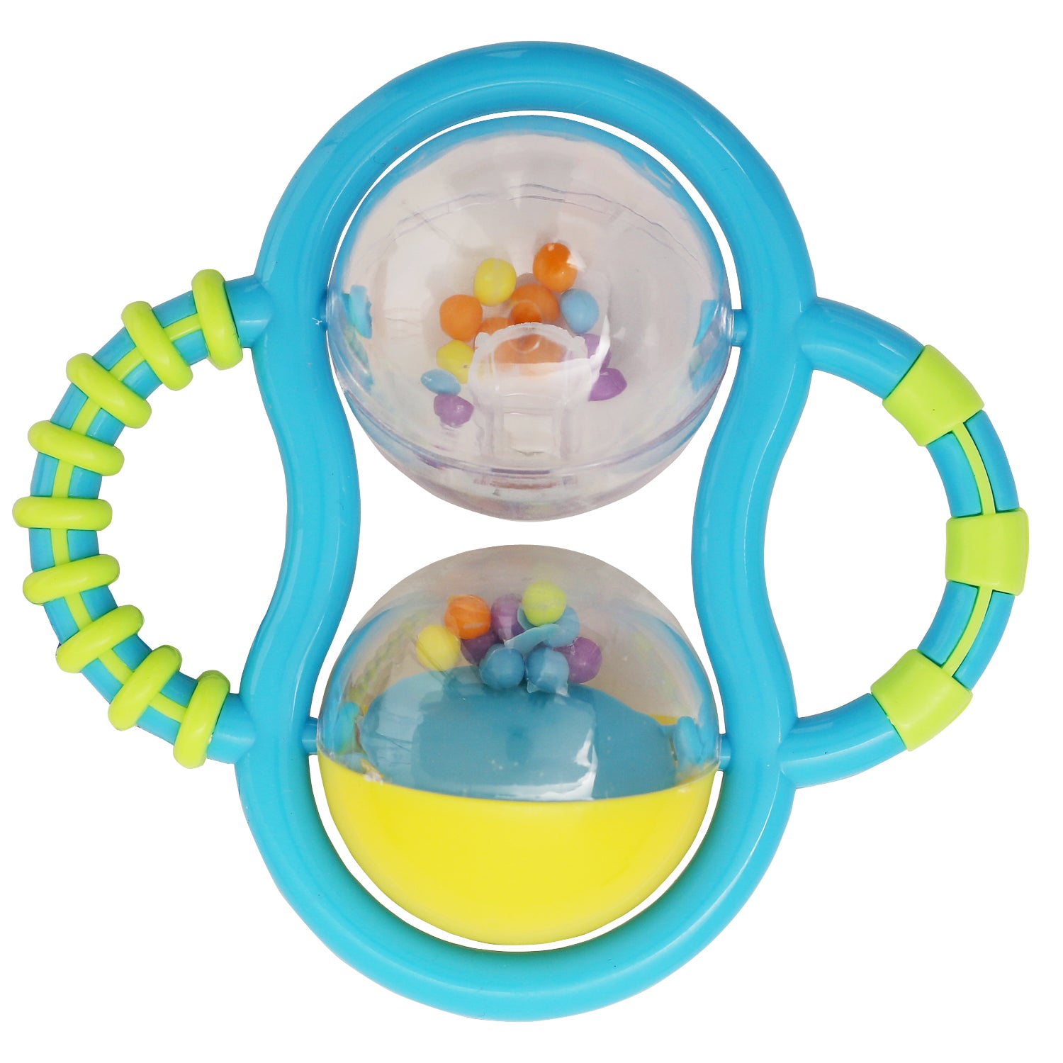 Mixed Multicolour Set of 4 Musical Rattle Toys With Light - Baby Moo