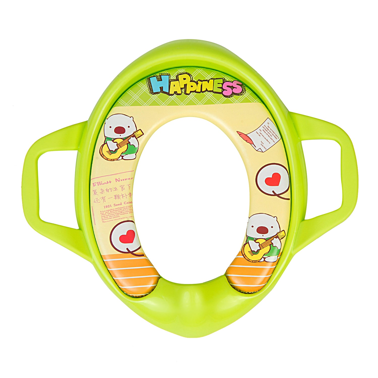 Piggy Green Potty Seat With Handle - Baby Moo