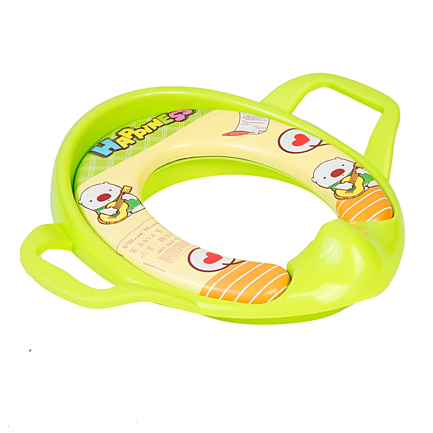 Piggy Green Potty Seat With Handle - Baby Moo