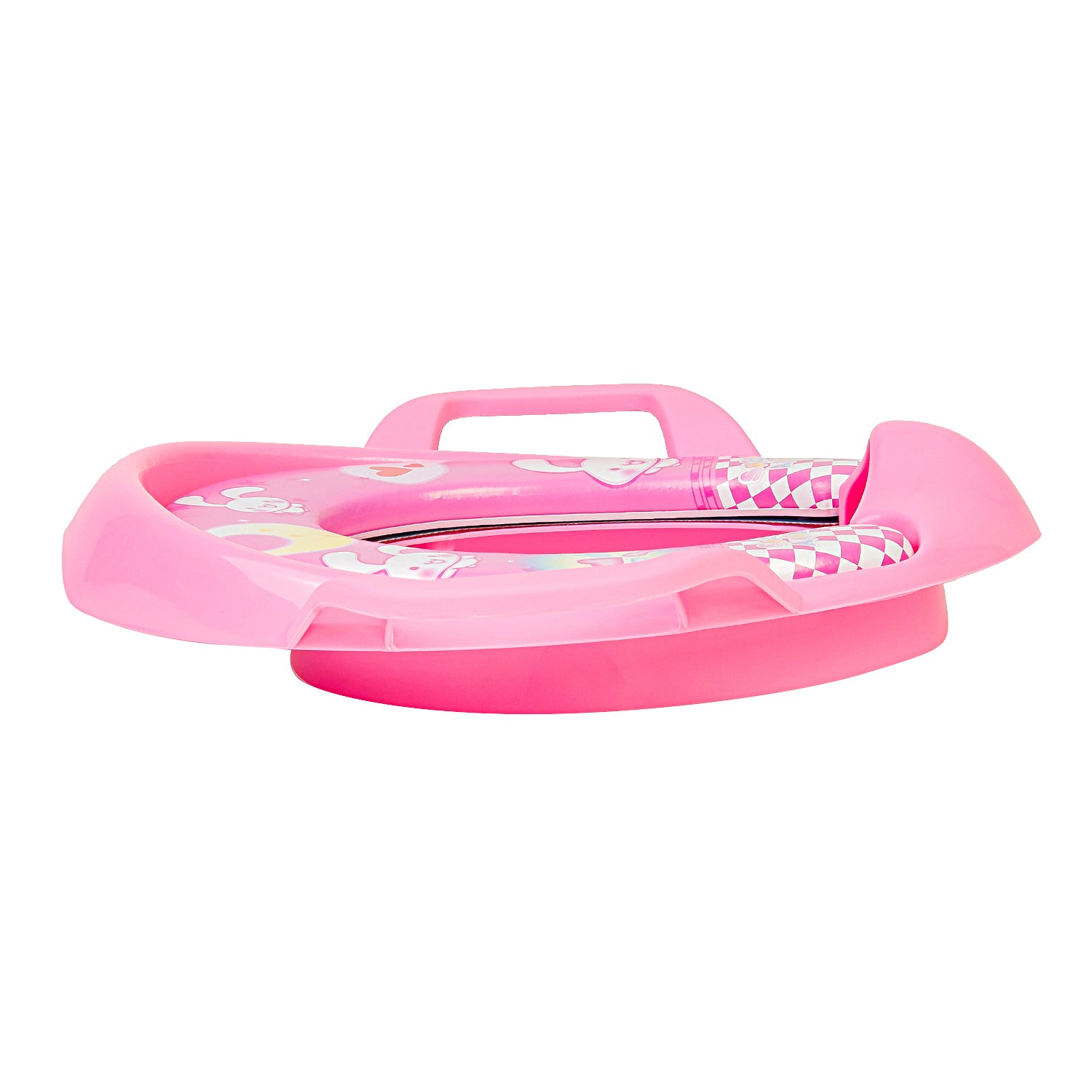 Rabbit Love Pink Potty Seat With Handle - Baby Moo