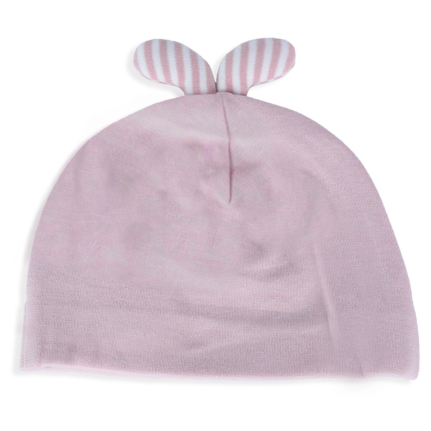 Baby Moo Bunny 3D Ears Infant Beanie Cap - Pink - Baby Moo
