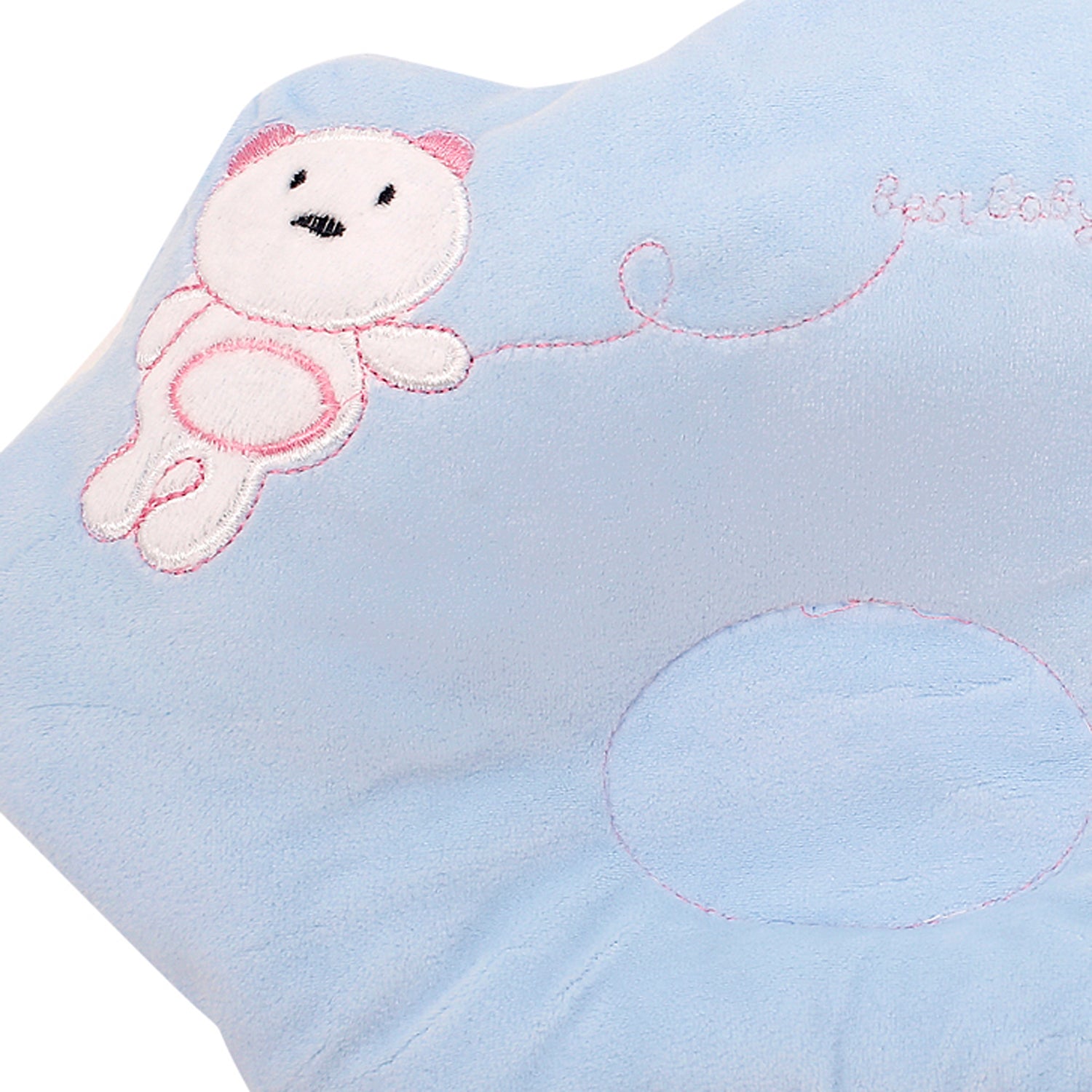 Bear Blue Baby Pillow - Baby Moo