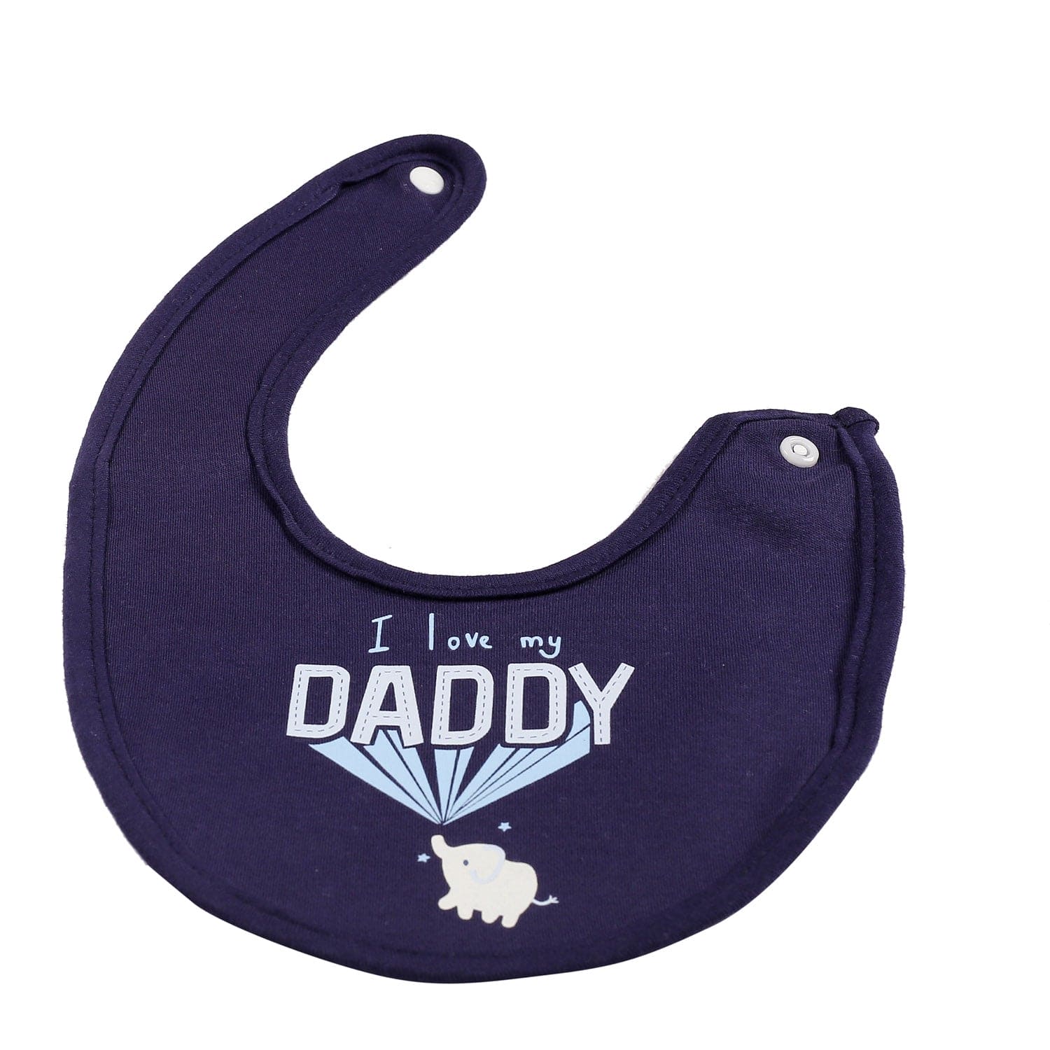 Happy Parenting Blue 3 Pk Bibs - Baby Moo