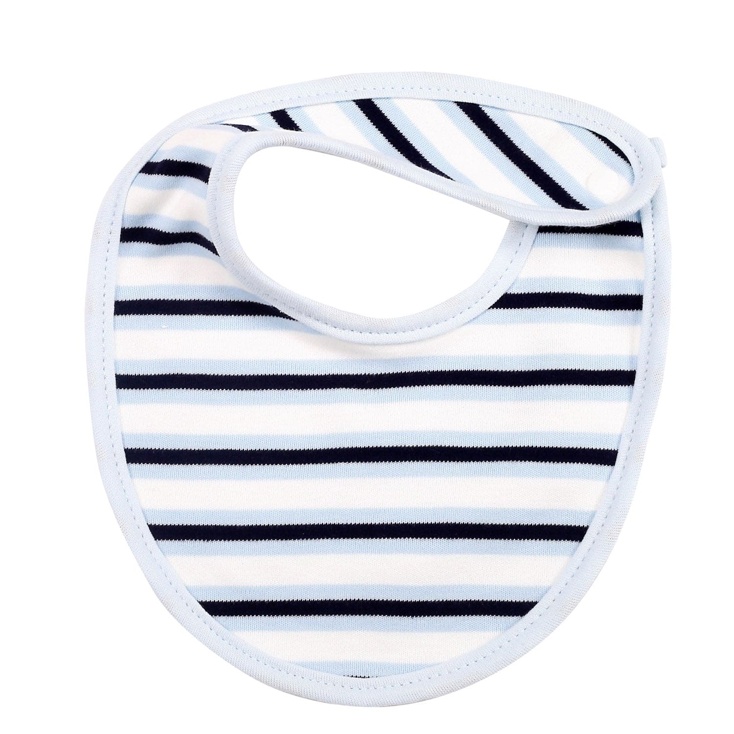 Happy Parenting Blue 3 Pk Bibs - Baby Moo