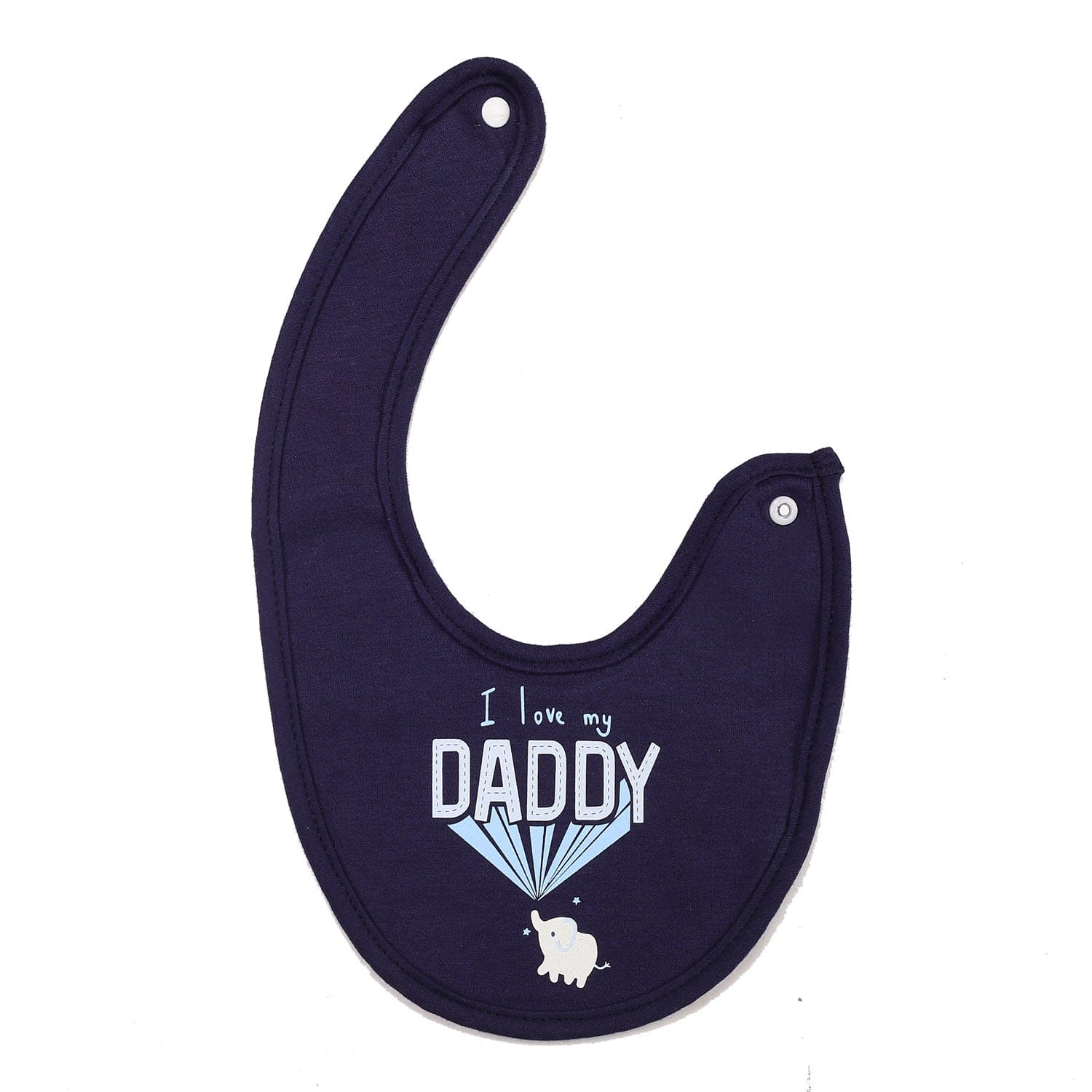 Happy Parenting Blue 3 Pk Bibs - Baby Moo