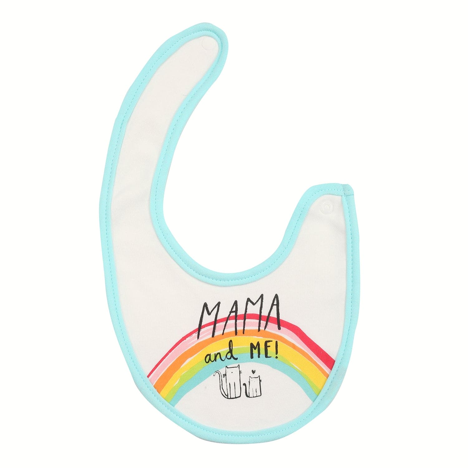 Unicorns And Rainbows Multicolour 3 Pk Bibs - Baby Moo