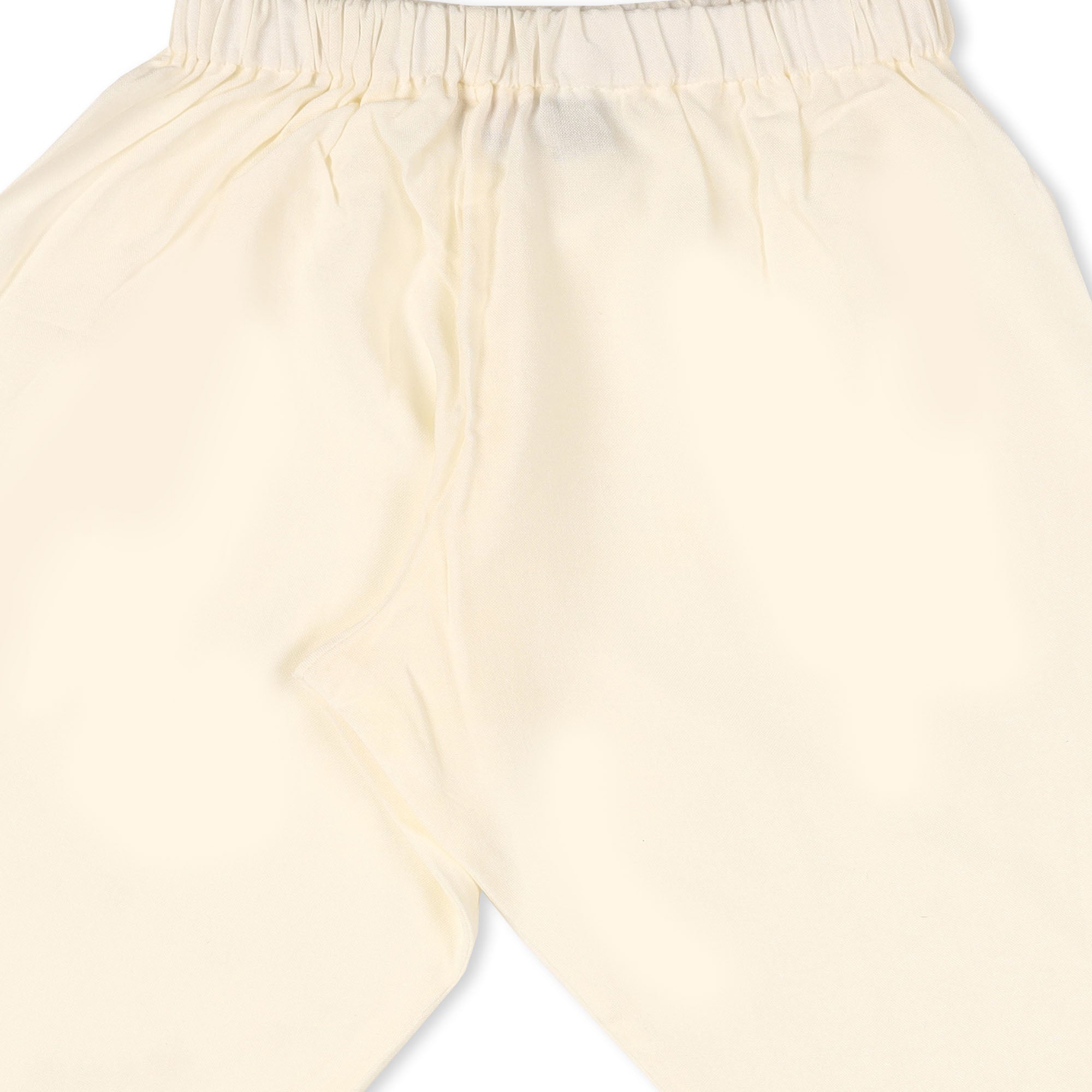 Kicks & Crawl Cream & Yellow Dhoti Kurta Set - Baby Moo