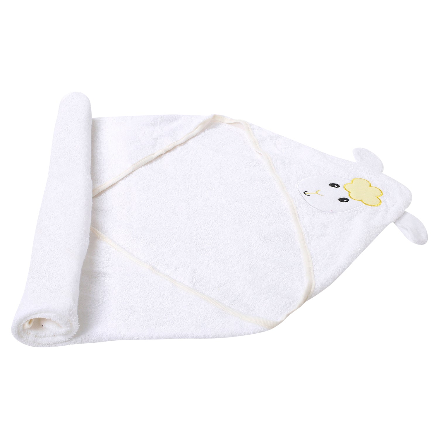Goat White Hooded Towel