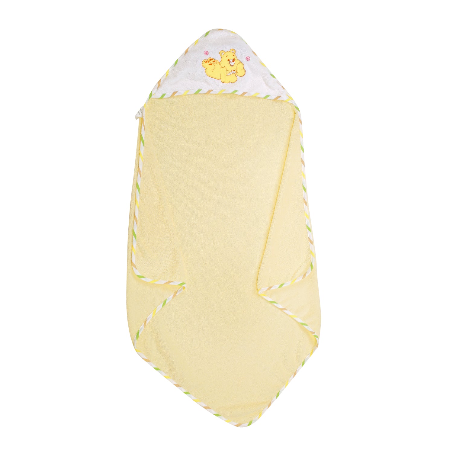 Lion Yellow And White Hooded Towel - Baby Moo