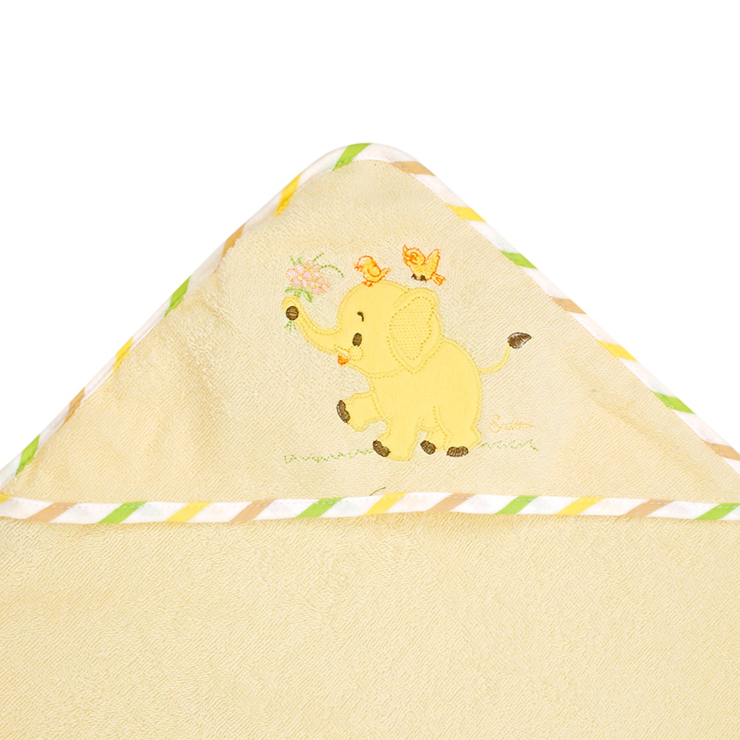 Elephant Yellow Hooded Towel - Baby Moo