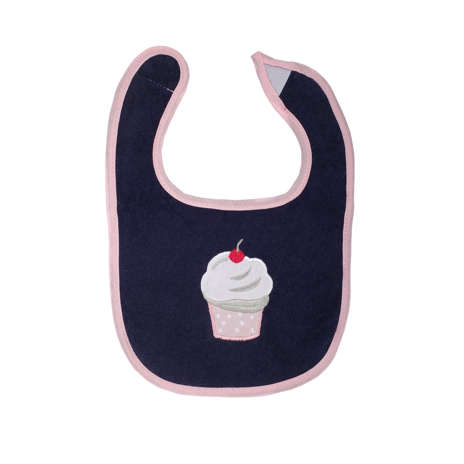 Cupcake Pink 3 Pk Bibs - Baby Moo