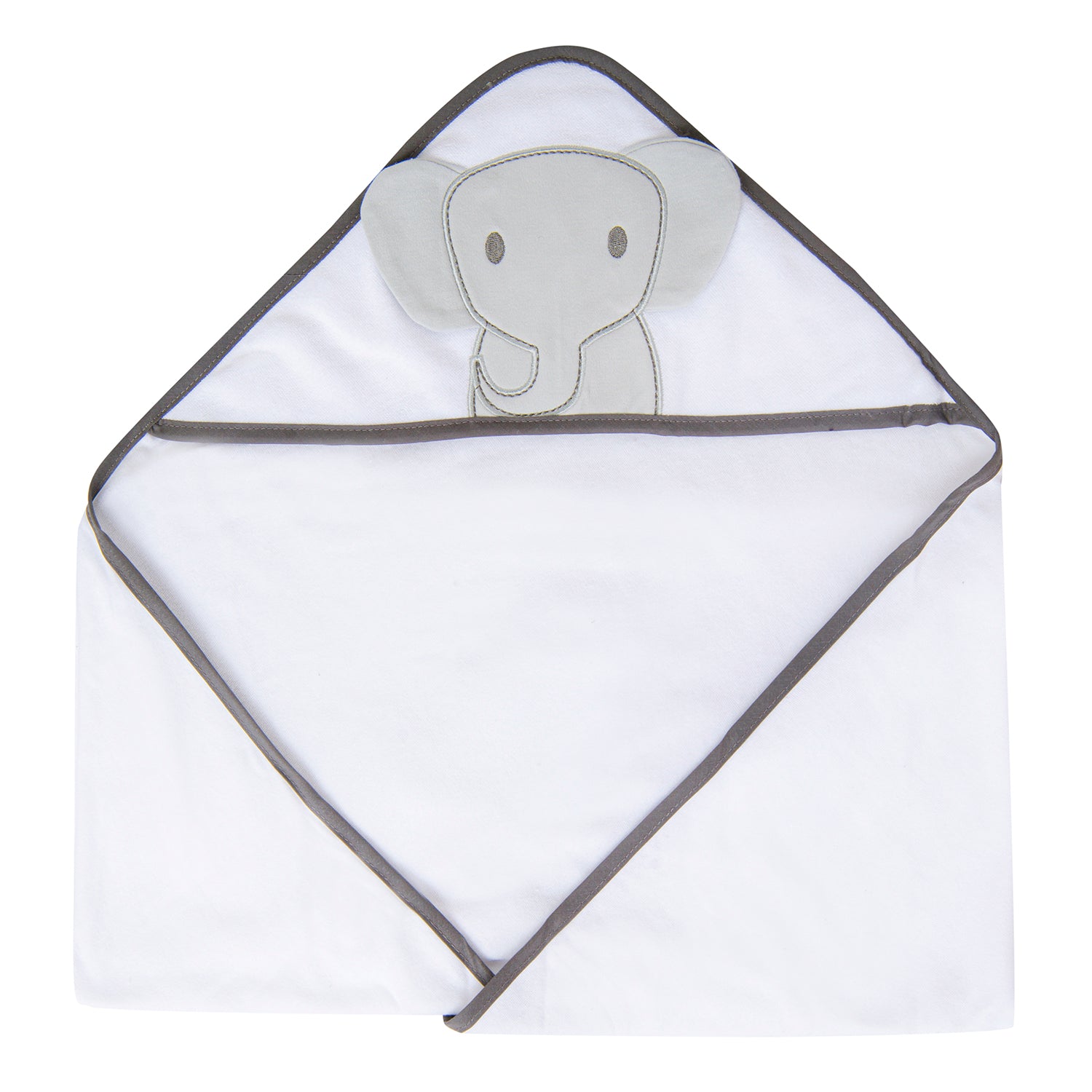 Bathing Hooded Towel Pack Of 3 Elephant Grey - Baby Moo