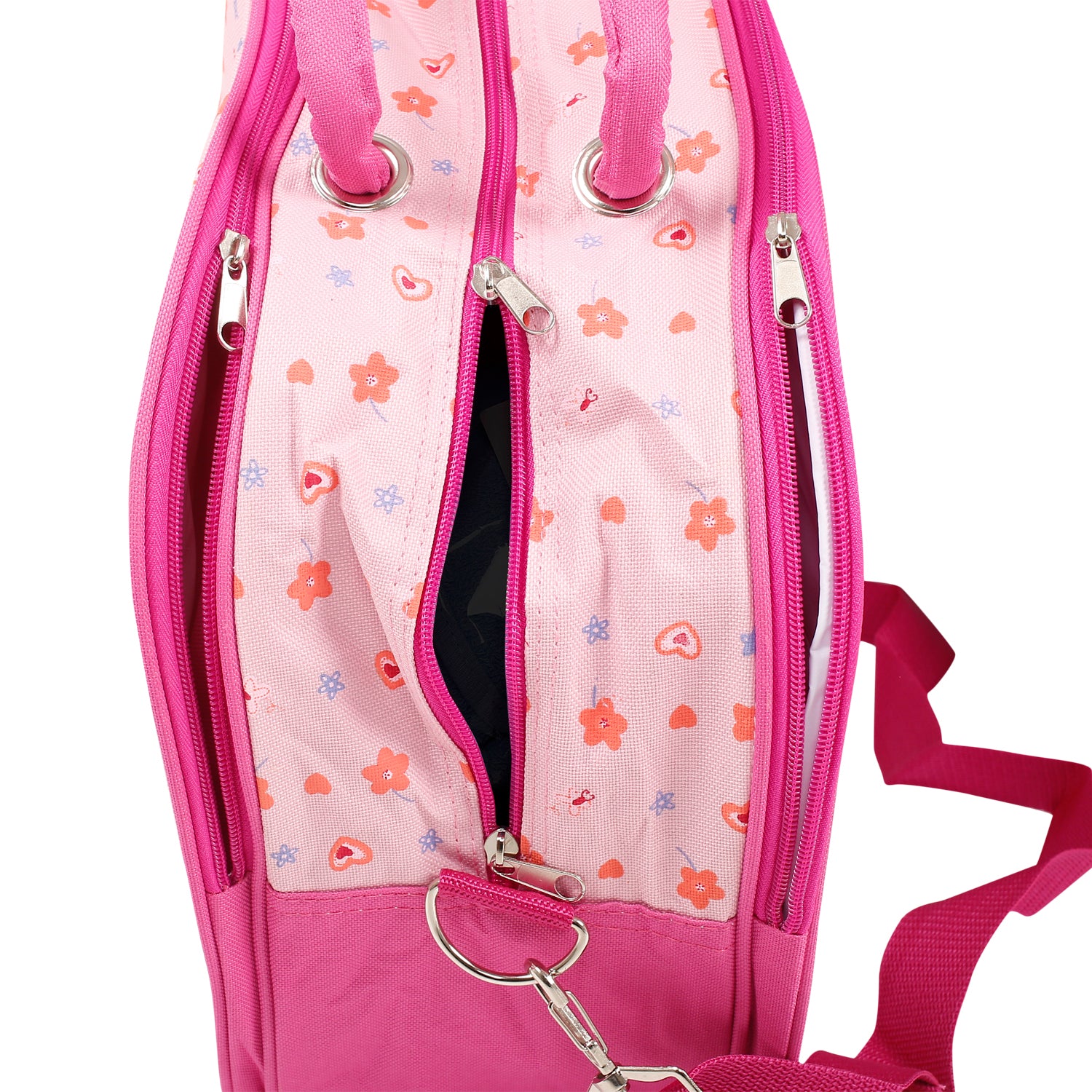 Floral Pink Diaper Bag - Baby Moo
