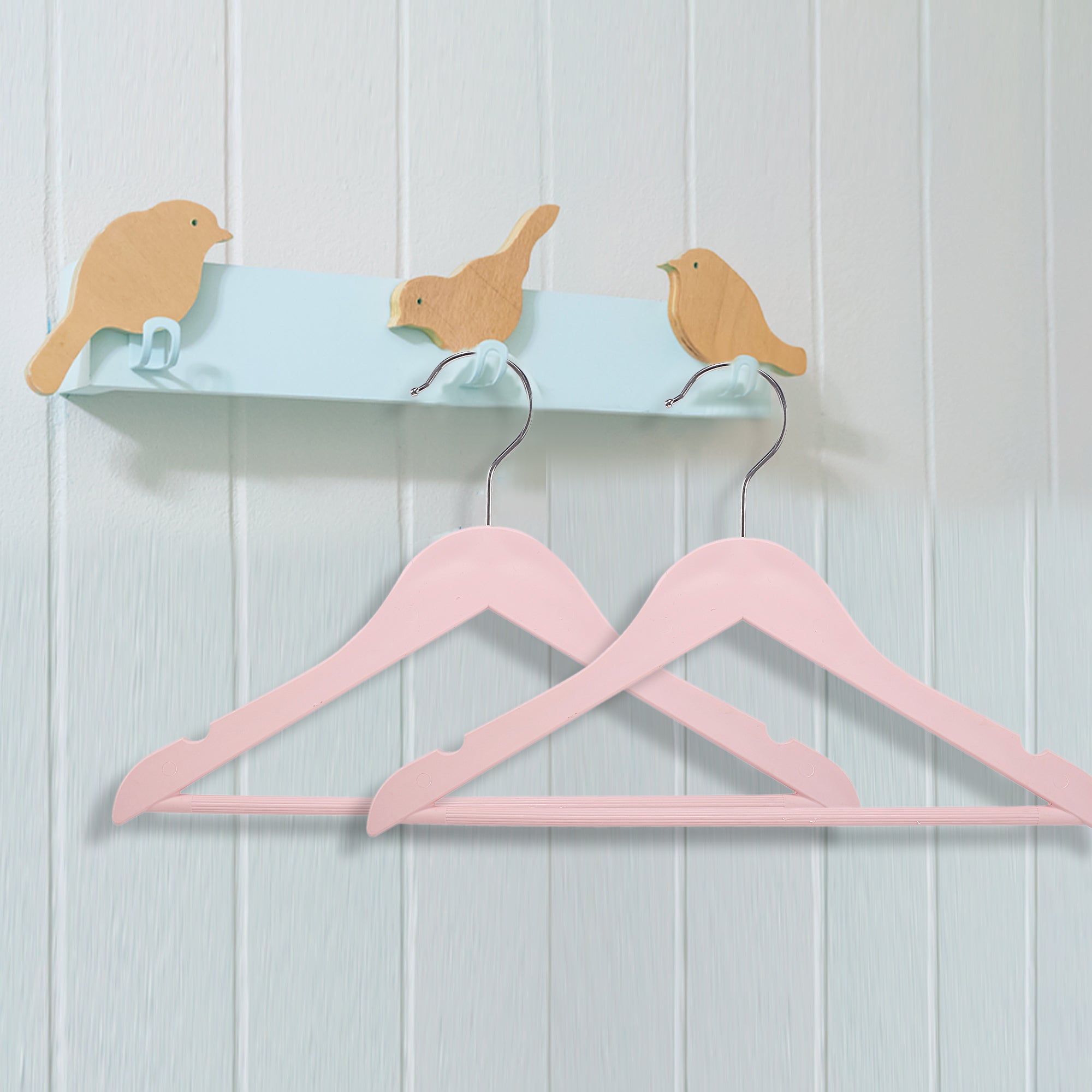 Sturdy Pink Baby Hanger Set of 5 - Baby Moo