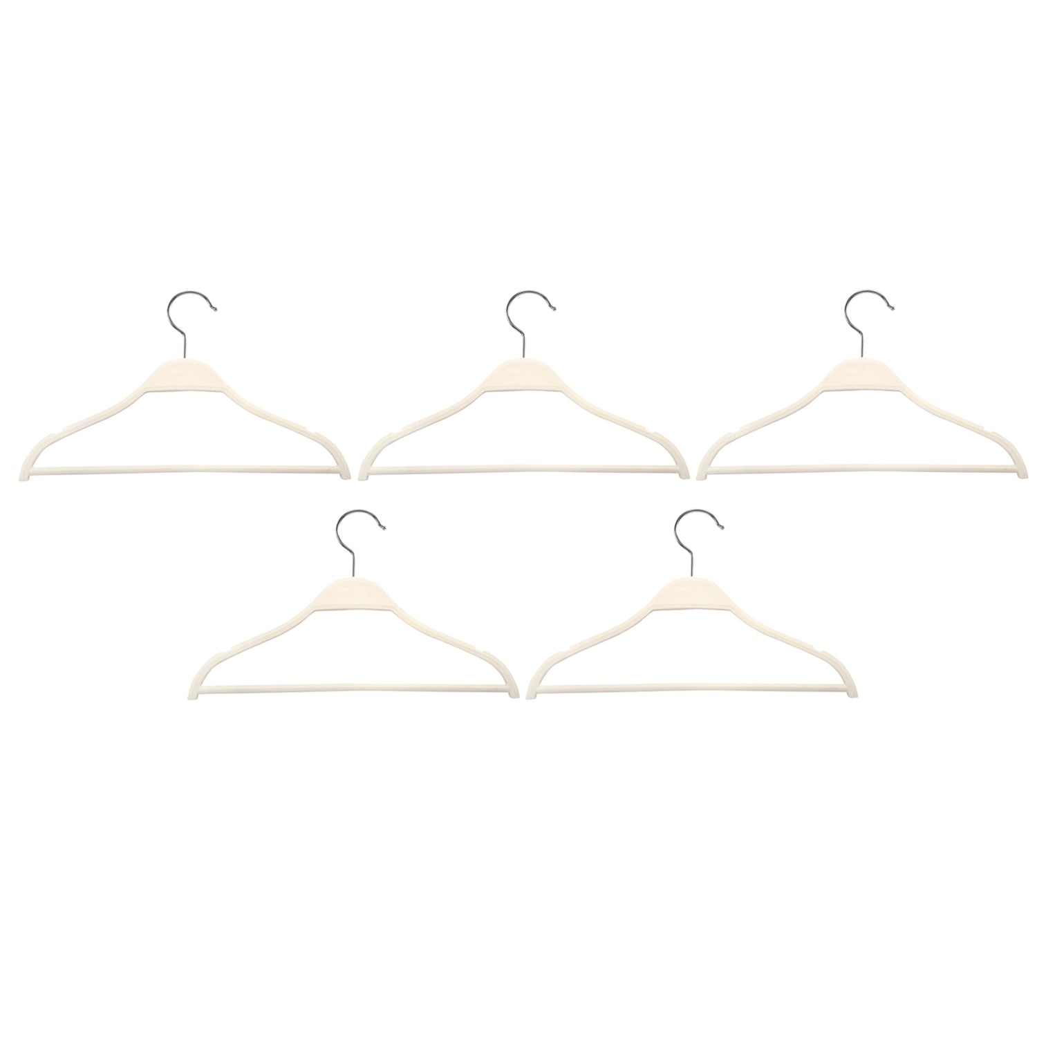 Sleek Off White Baby Hanger Set of 5 - Baby Moo