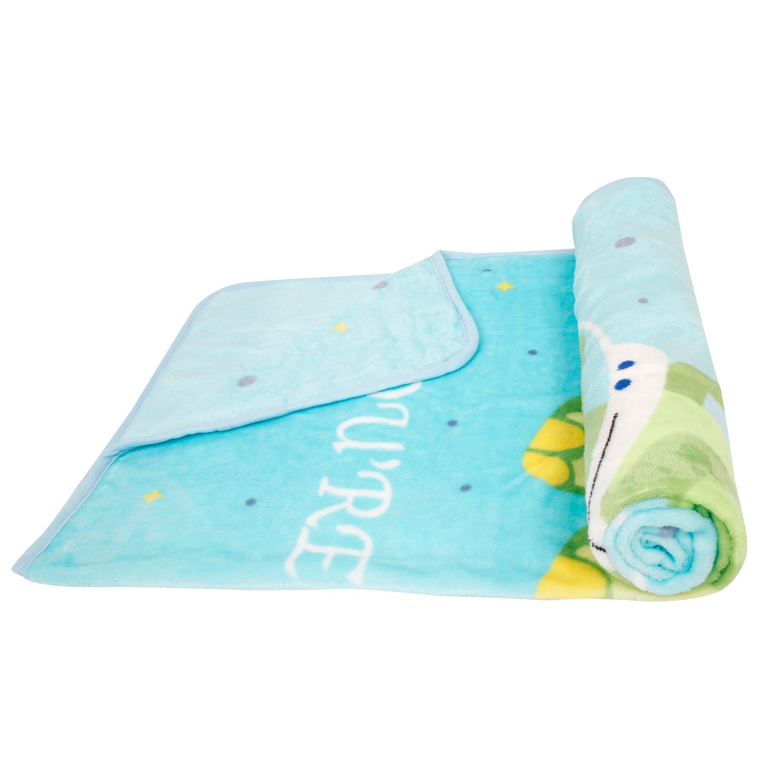 You Are Special Crocodile Blue One Ply Blanket - Baby Moo
