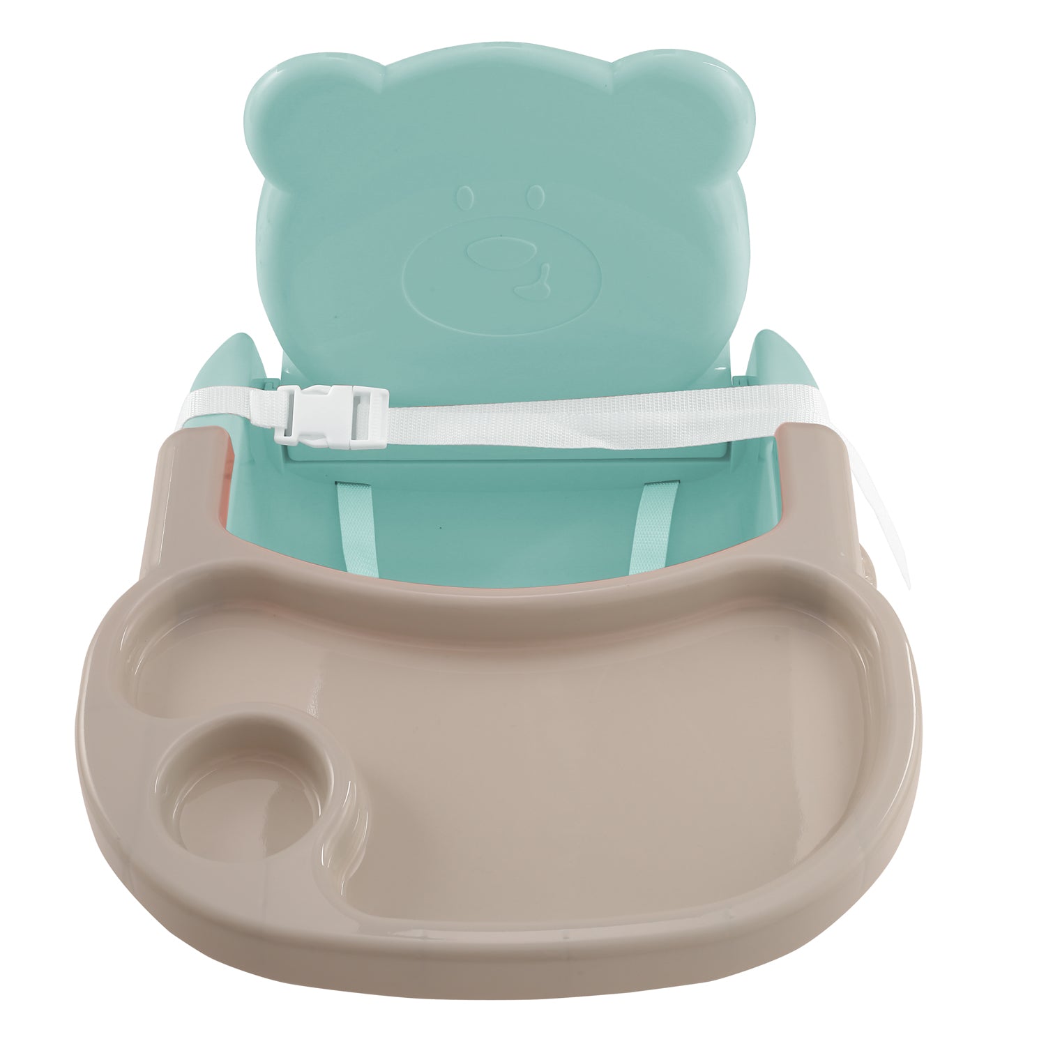 Mint Green Foldable Feeding / Dining Chair with Strap