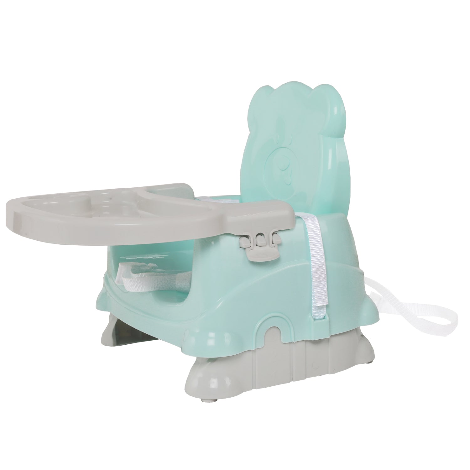 Mint Green Foldable Feeding / Dining Chair with Strap - Baby Moo