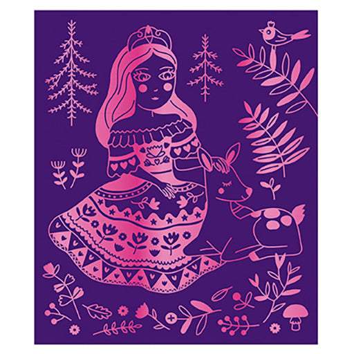 Janod Scratch Art Princesses - Multicolour