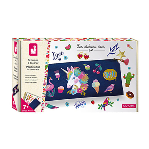 Janod Pencil Case To Decorate - Multicolour - Baby Moo