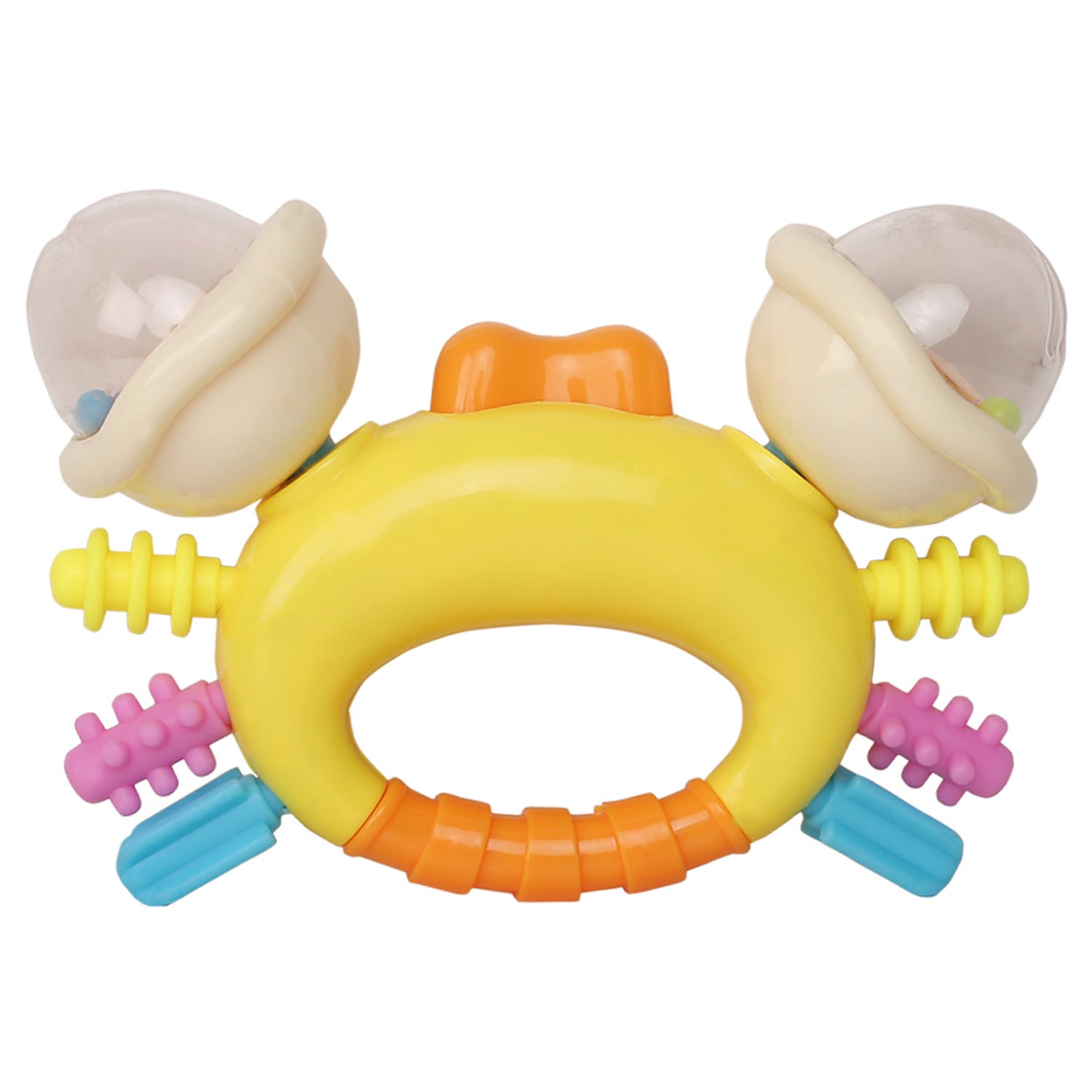 Crab Multicolour Rattle Toy - Baby Moo