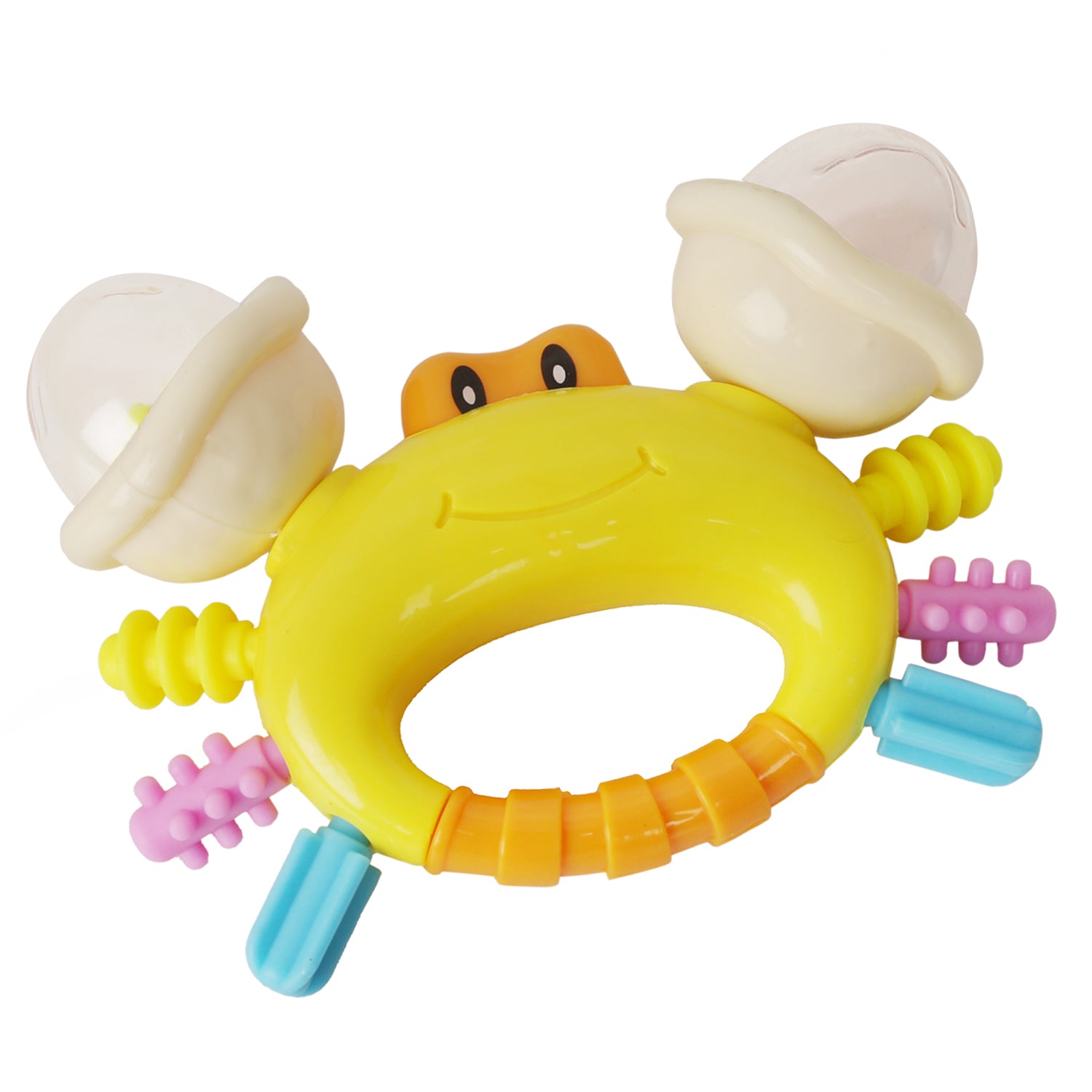 Crab Multicolour Rattle Toy - Baby Moo