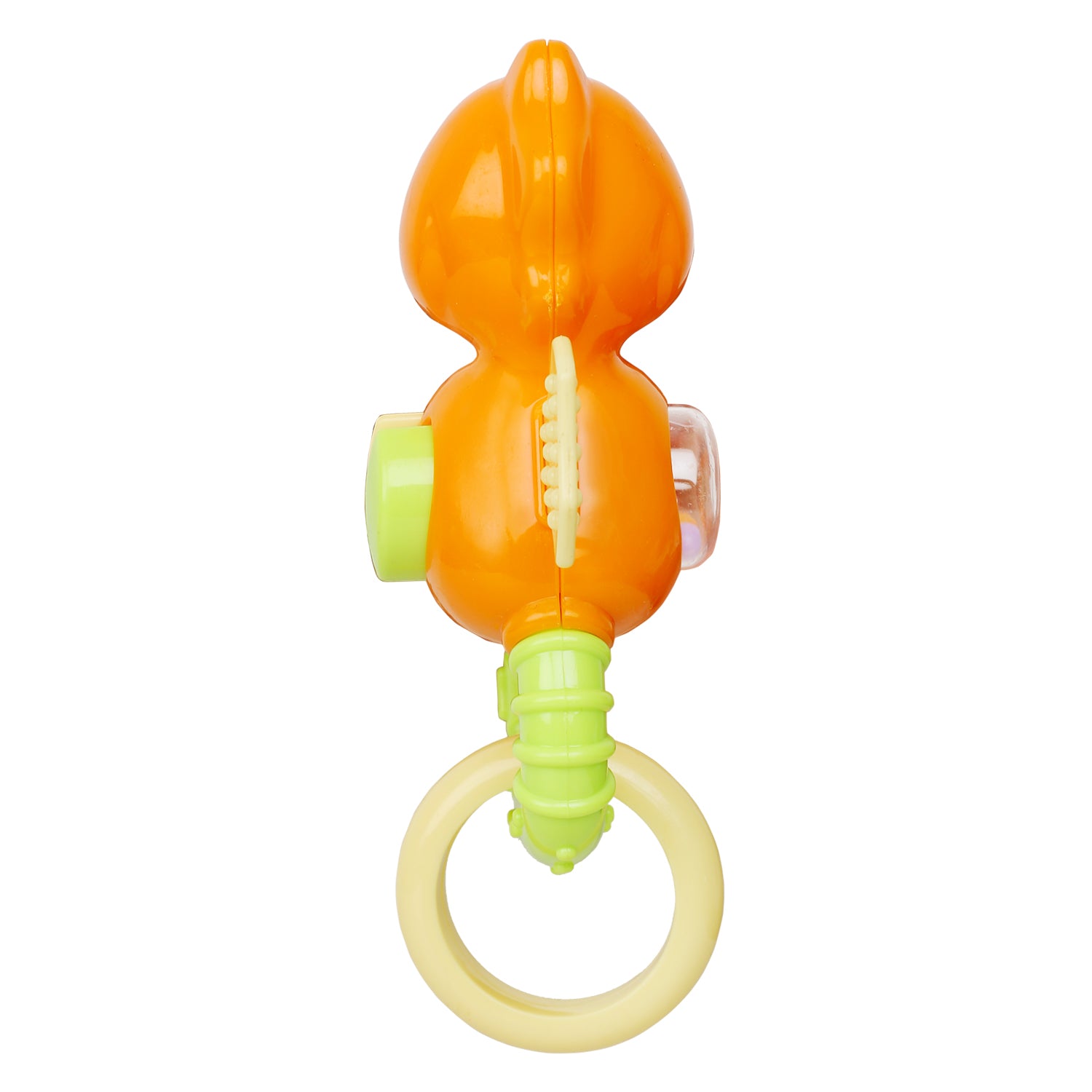 Seahorse Orange Rattle Toy
