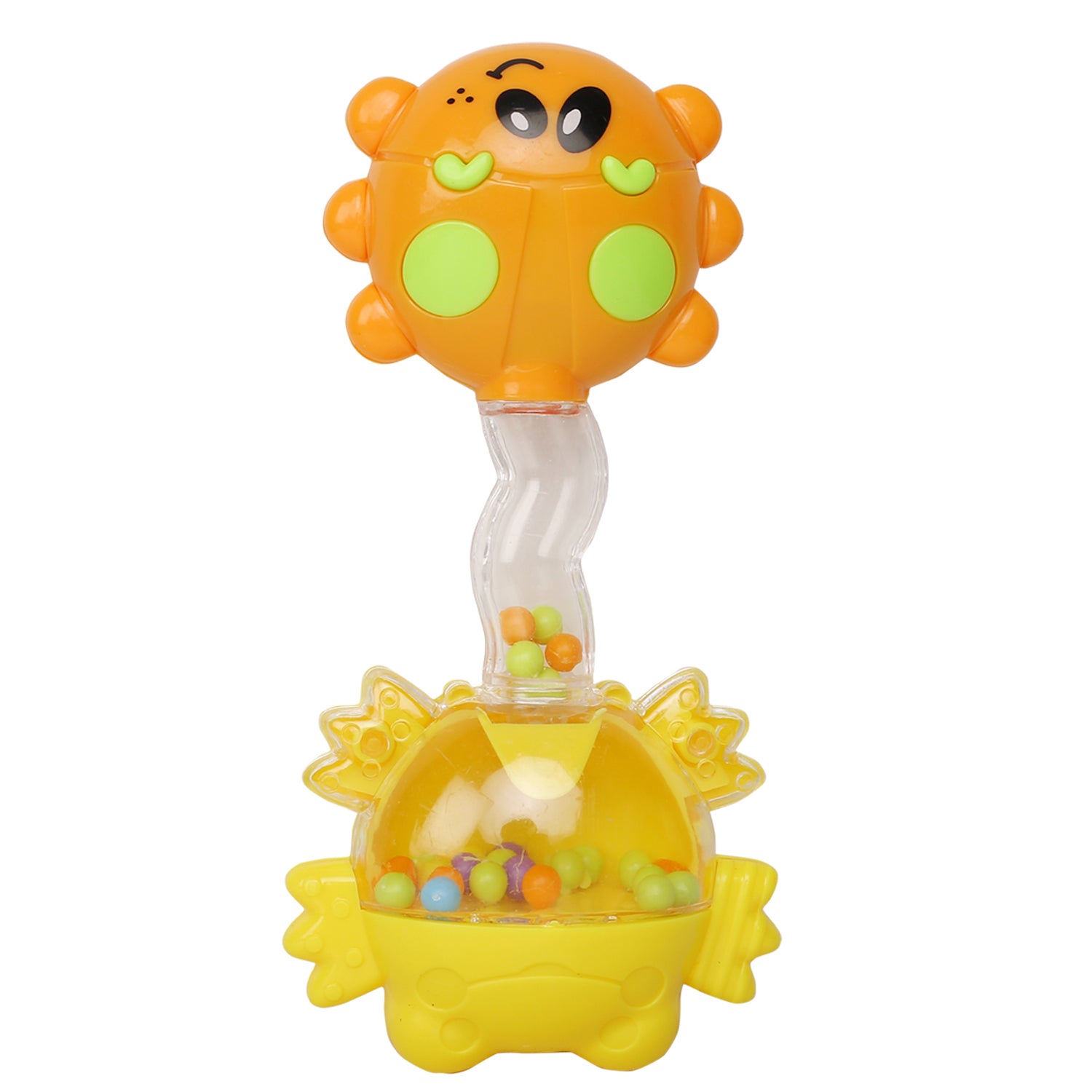 Fun-filled Multicolour Rattle Toy - Baby Moo