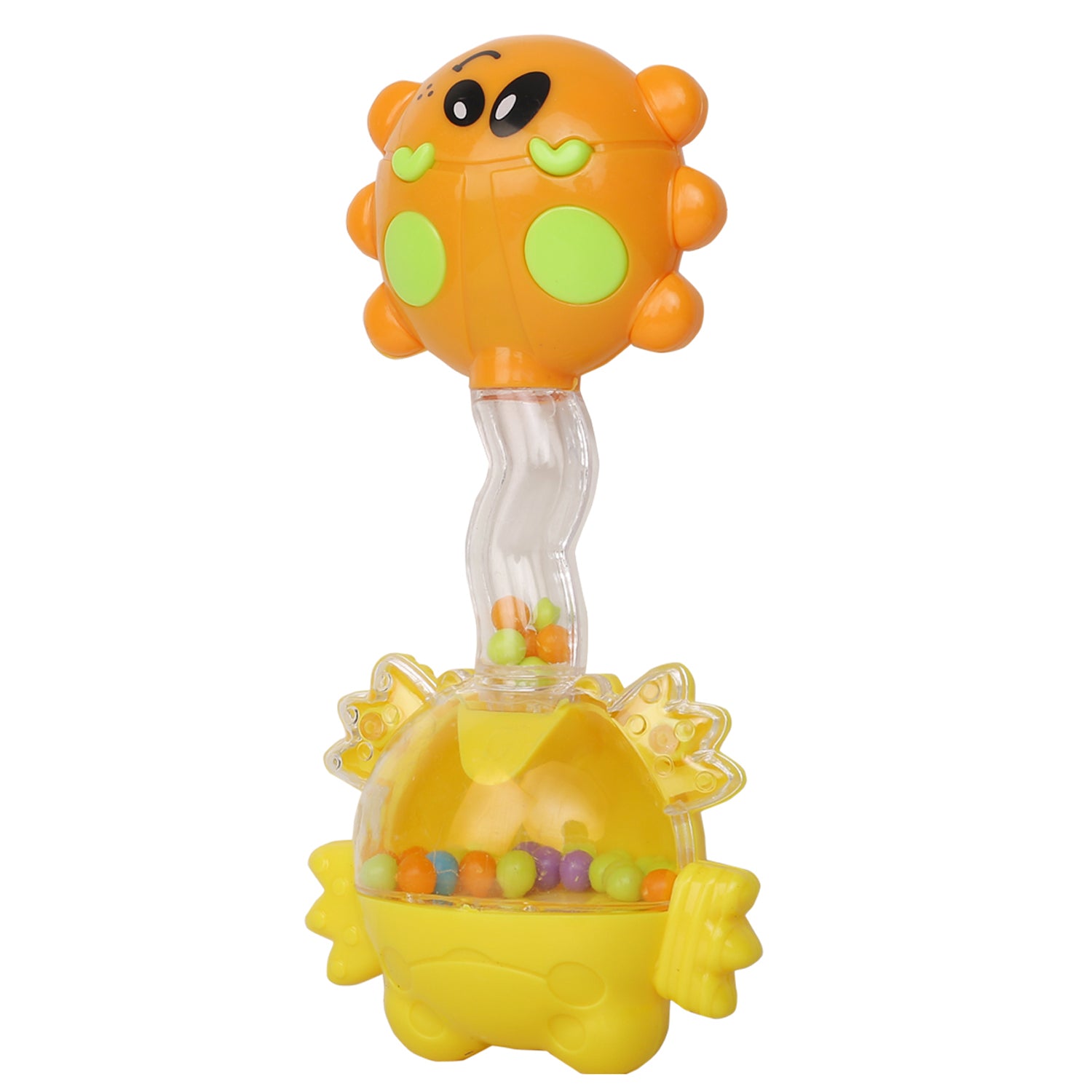 Fun-filled Multicolour Rattle Toy - Baby Moo