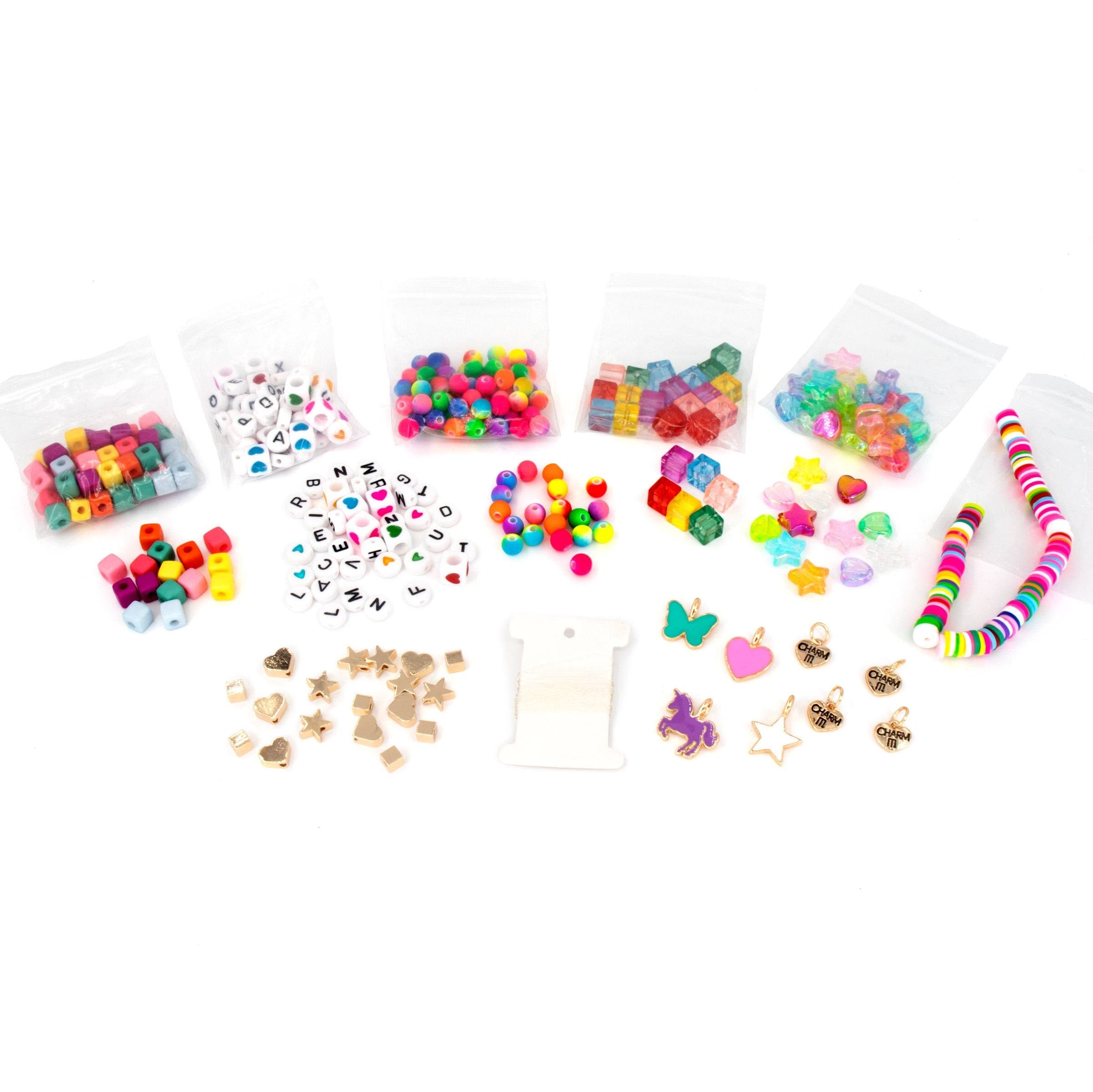 Charmit Rainbow Bead Kit - Multicolour - Baby Moo