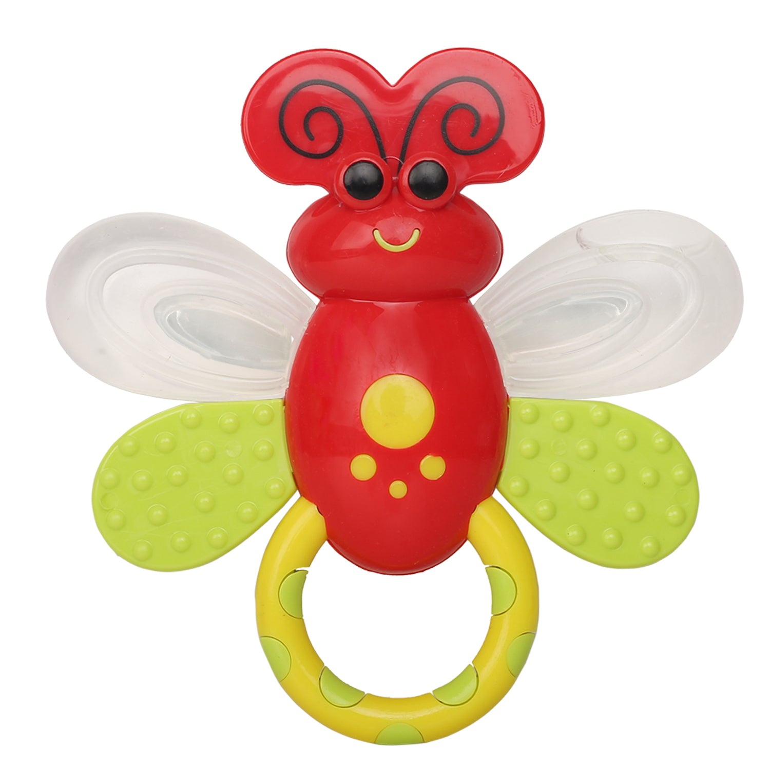 Butterfly Red Rattle Toy - Baby Moo