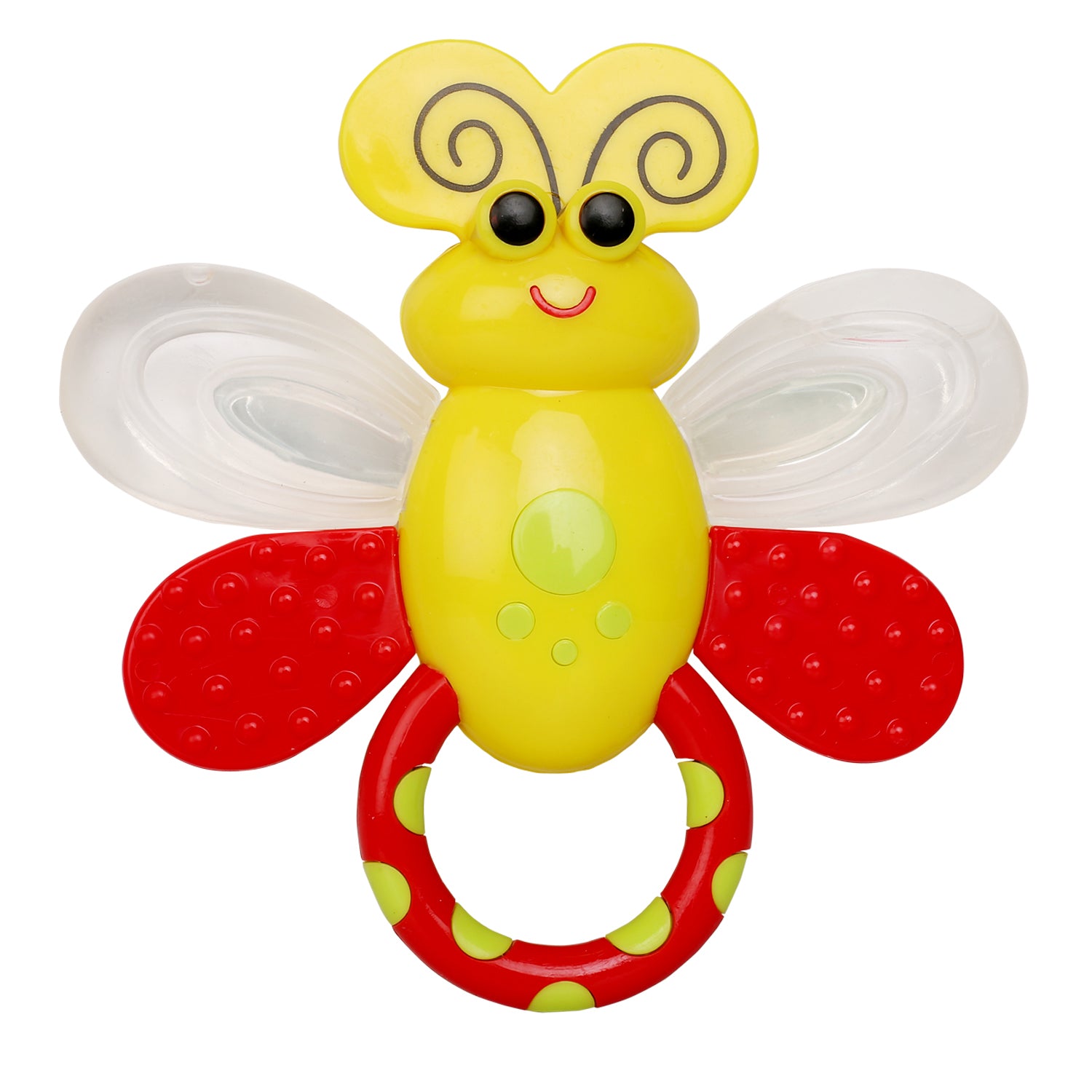Butterfly Yellow Rattle Toy - Baby Moo