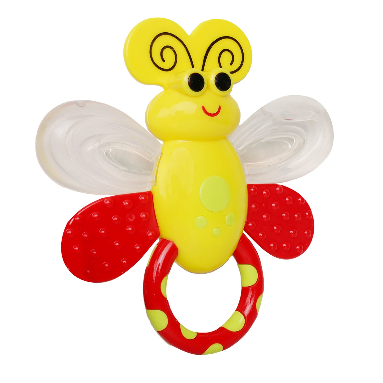 Butterfly Yellow Rattle Toy - Baby Moo