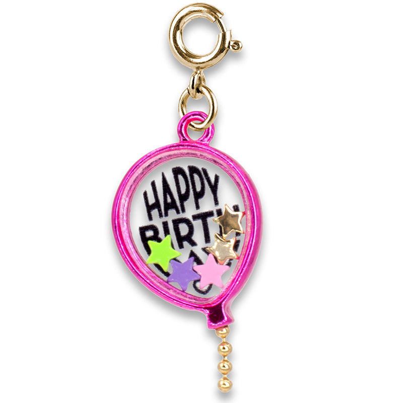 Charmit Gold Birthday Balloon Shaker - Pink - Baby Moo