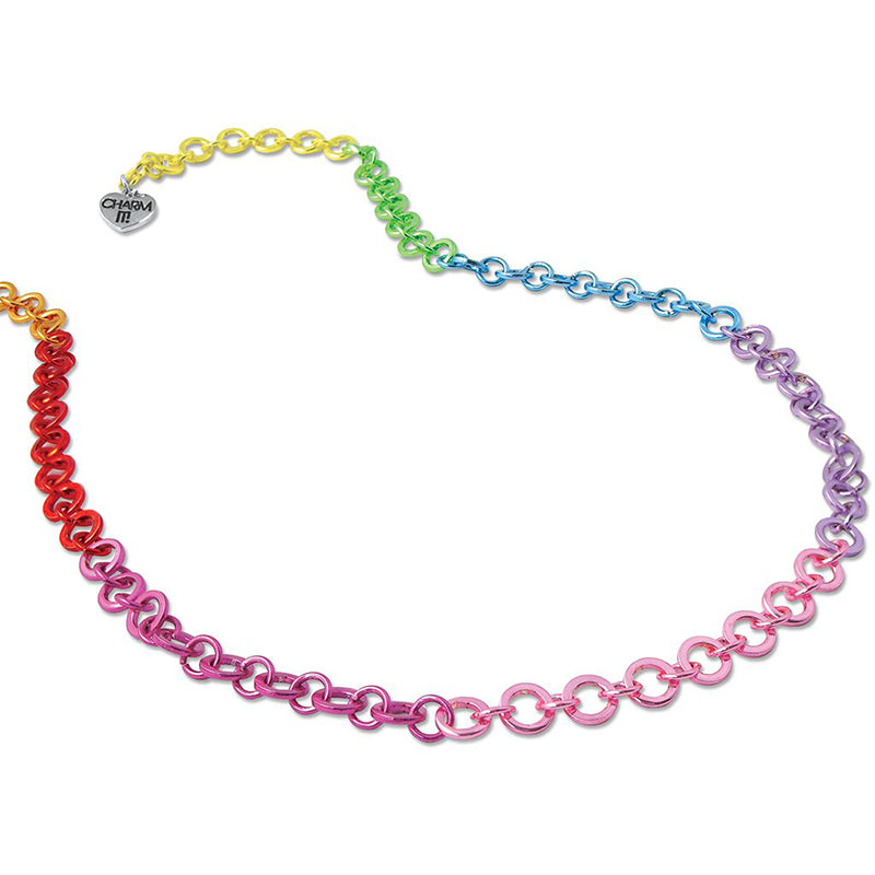 Charmit Rainbow Metal Chain Necklace - Multicolour - Baby Moo