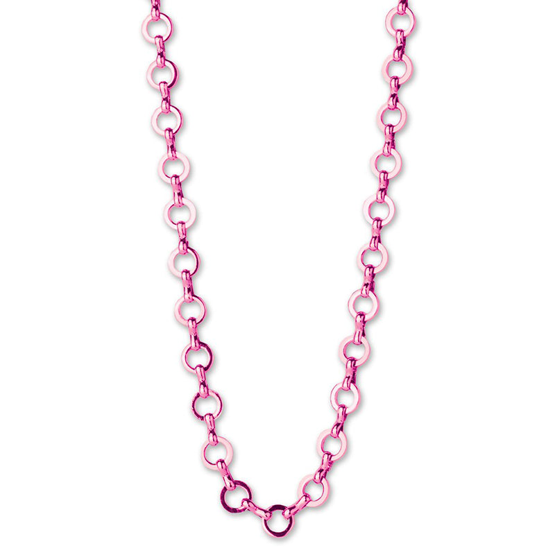 Charmit Metal Chain Necklace - Pink - Baby Moo