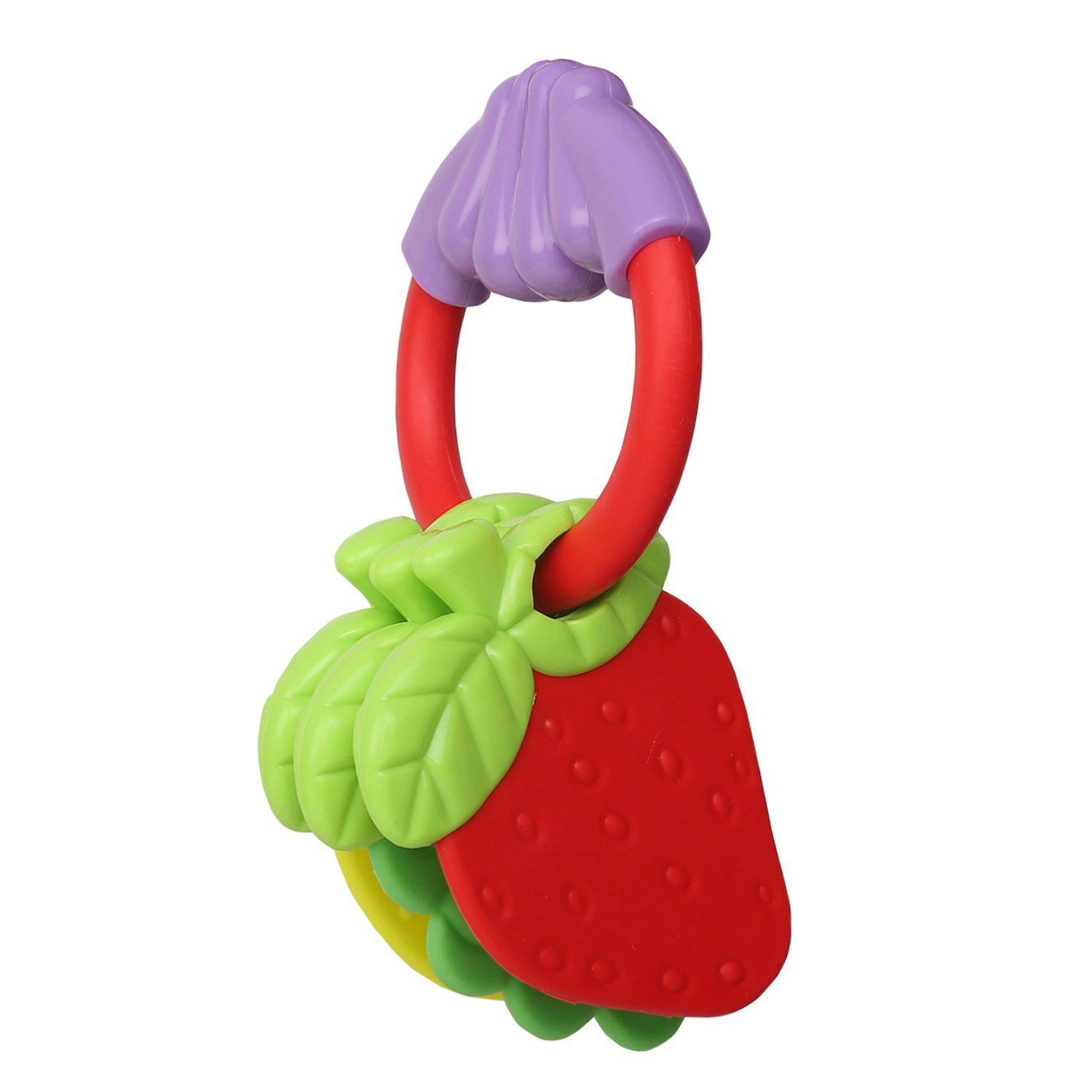 Fruit Bunch Multicolour Rattle Teether - Baby Moo