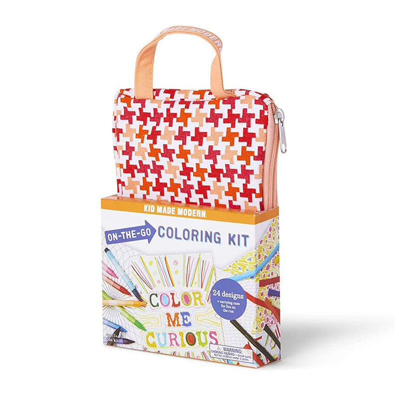 Kid Made Modern On-The-Go Coloring Kit - Multicolour