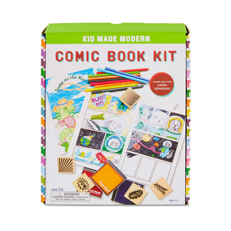 Kid Made Modern Comic Book Kit - Multicolour