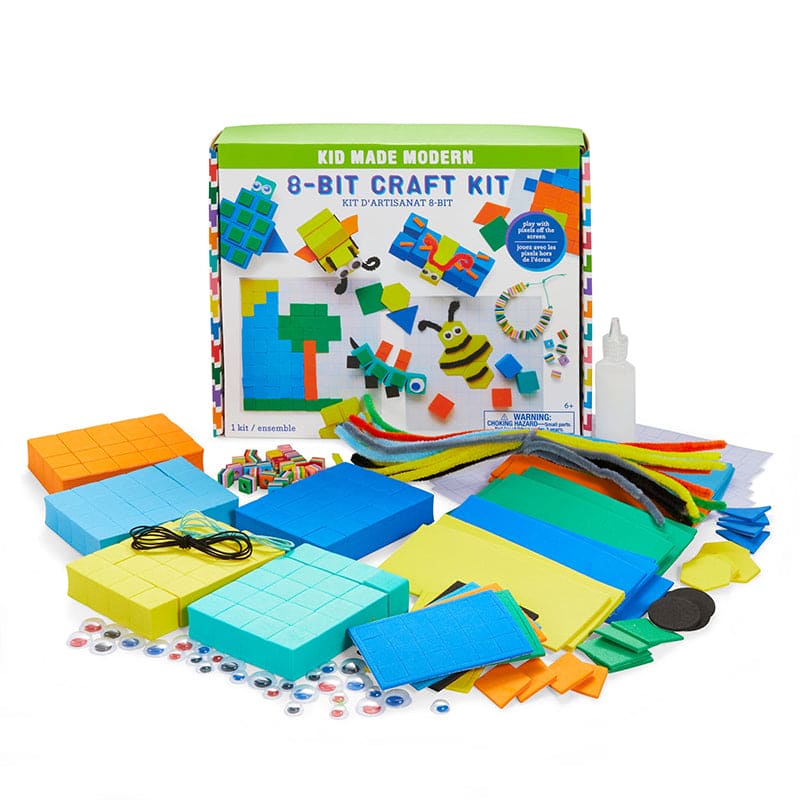 Kid Made Modern 8-Bit Craft Kit - Multicolour - Baby Moo