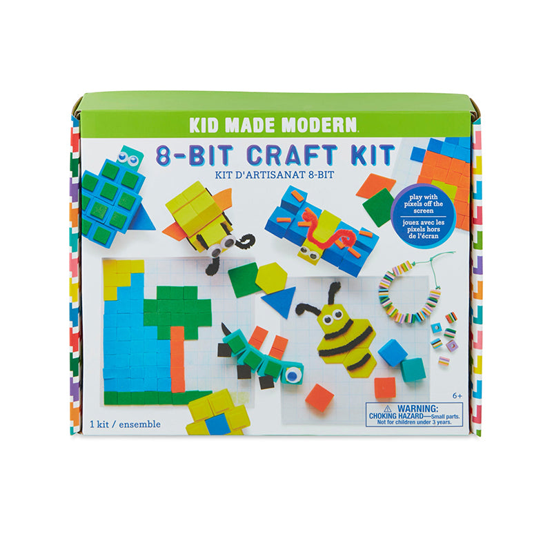 Kid Made Modern 8-Bit Craft Kit - Multicolour