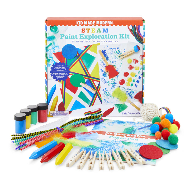 Kid Made Modern Steam - Paint Exploration Kit - Multicolour - Baby Moo