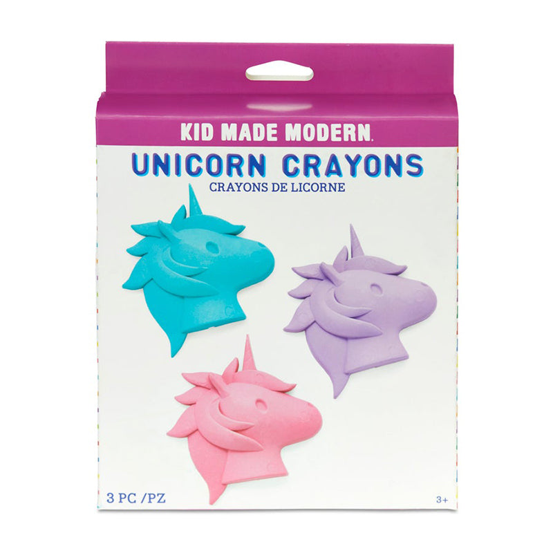Kid Made Modern Unicorn Crayons Set of 3 - Multicolour