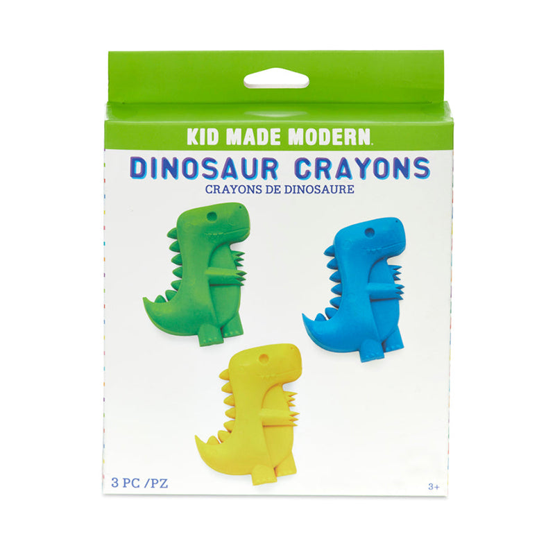 Kid Made Modern Dino Crayons Set of 3 - Multicolour